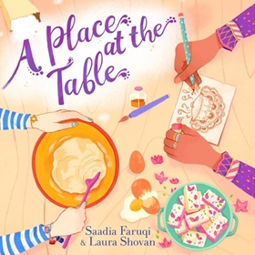 A PLACE AT THE TABLE by Saadia Faruqi, Laura Shovan, read by Nikhaar Kishani, Caitlin Kelly